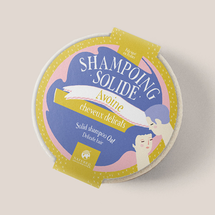 Shampooing solide avoine